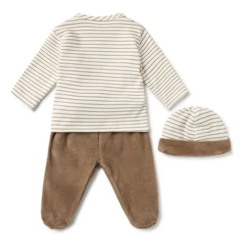 Conjunto de bebé recém-nascido Classic bege