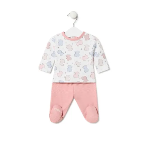 Conjunto de bebé recém-nascido Colors cor-de-rosa