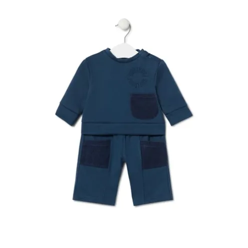 Conjunto de bebé Trend azul marinho