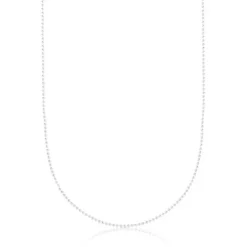 Corrente comprida TOUS Chain em Prata com bolas de 2,2 mm, 80 cm.