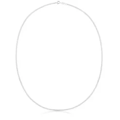 Corrente média em prata cordão, 60 cm, TOUS Chain