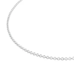 Corrente média TOUS Chain em Prata com bolas, 60 cm.