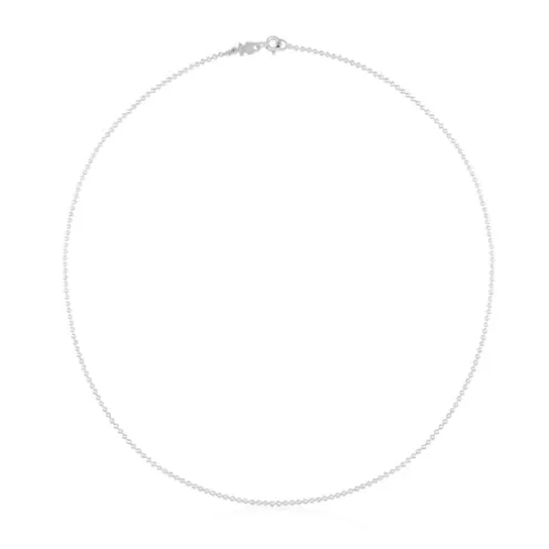 Corrente média TOUS Chain em Prata com bolas de 1,8 mm, 50 cm.