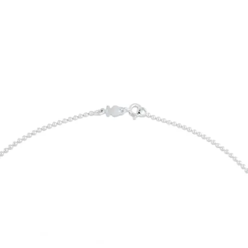 Corrente média TOUS Chain em Prata com bolas de 1,8 mm, 50 cm.