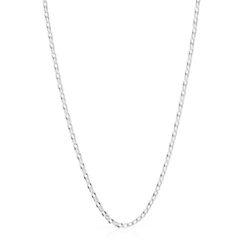 Corrente média TOUS Chain em Prata, 60 cm.