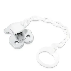Corrente para chupeta urso grande Sweet Dolls em Prata