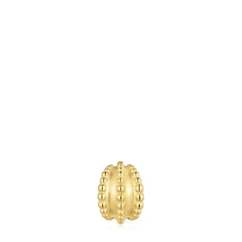 Earcuff banhado a ouro de 18 K sobre prata TOUS Grain