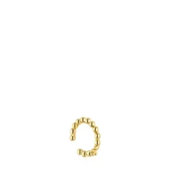 Earcuff banhado a ouro de 18 K sobre prata Gloss