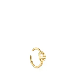 Earcuff banhado a ouro de 18 K sobre prata TOUS MANIFESTO
