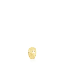 Earcuff com banho de ouro de 18 K sobre prata Dybe