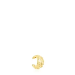 Earcuff com banho de ouro de 18 K sobre prata Dybe