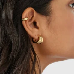 Earcuff TOUS Fellow em prata vermeil