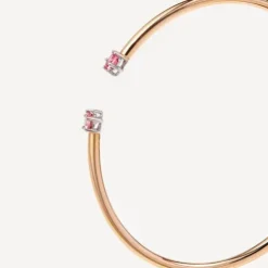 Escrava ATELIER 24/7 em Ouro rosa com Espinélios
