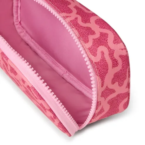 Estojo escolar Kaos cor-de-rosa