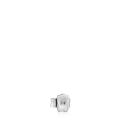 Fecho de pressão em prata urso de 5,5 mm