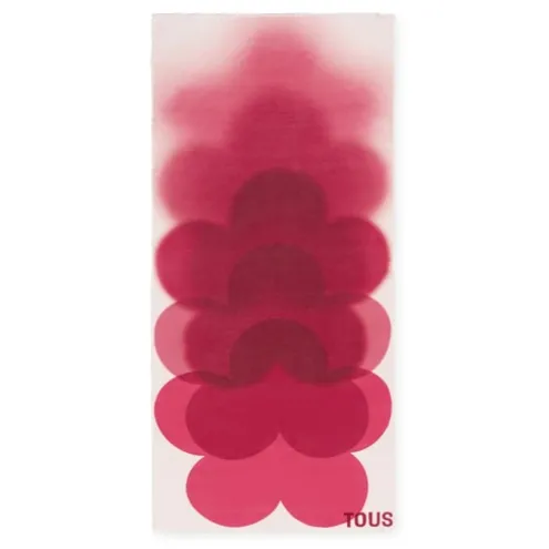 Foulard fúcsia TOUS Blurry Flower