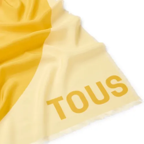 Foulard mostarda TOUS Blurry Heart