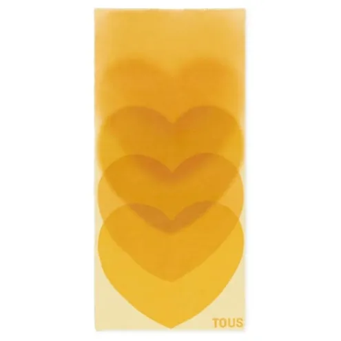 Foulard mostarda TOUS Blurry Heart
