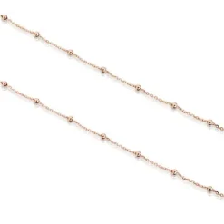 Gargantilha banhada a ouro rosa de 18 K sobre prata e bolas TOUS Chain