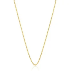 Gargantilha banhada a ouro de 18 K sobre prata com bolas 45 cm TOUS Basics