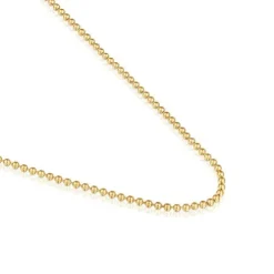 Gargantilha banhada a ouro de 18 K sobre prata com bolas 45 cm TOUS Basics