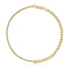 Gargantilha banhada a ouro de 18 K sobre prata, corrente 43 cm, TOUS Calin