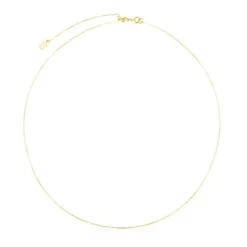 Gargantilha em ouro cordão fino, 45 cm, TOUS Chain
