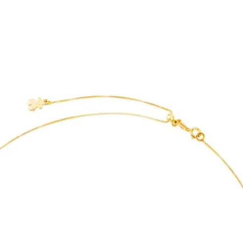 Gargantilha em ouro cordão fino, 45 cm, TOUS Chain