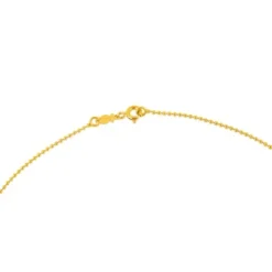 Gargantilha em ouro de bolas de 1,2 mm, 45 cm, TOUS Chain