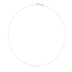 Gargantilha em prata com argolas ovais, 45 cm, TOUS Chain