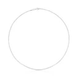Gargantilha em prata com bolas, 45 cm, TOUS Chain