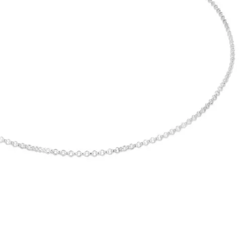 Gargantilha em prata com bolas, 45 cm, TOUS Chain