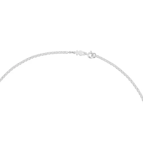 Gargantilha em prata com bolas, 45 cm, TOUS Chain