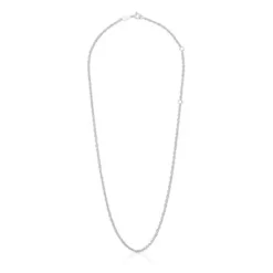 Gargantilha em prata cordão 50 cm TOUS Basics