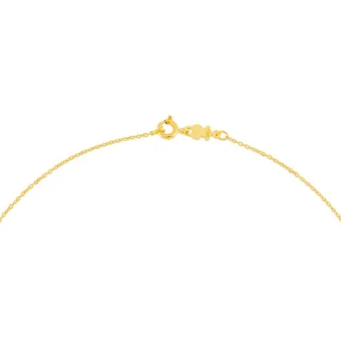Gargantilha TOUS Chain em Ouro com argolas pequenas, 40 cm.