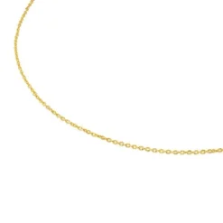 Gargantilha TOUS Chain em Ouro com argolas pequenas, 40 cm.