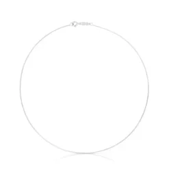 Gargantilha TOUS Chain em Prata cordão de 1 mm, 40 cm.