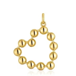 Heart Pendant with 18 kt gold plating over silver Sugar Party