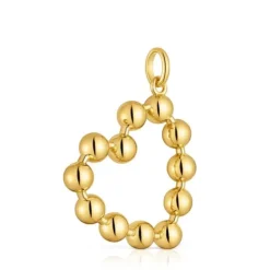 Heart Pendant with 18 kt gold plating over silver Sugar Party