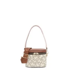 Mala de mão e tiracolo bege Kaos Icon