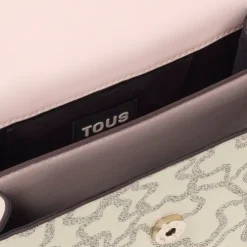 Mala de tiracolo pequena com aba bege Kaos Icon