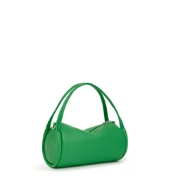 Mala Duffle pequena em pele verde TOUS Miranda