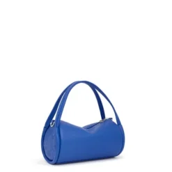 Mala Duffle pequena em pele azul-elétrico TOUS Miranda