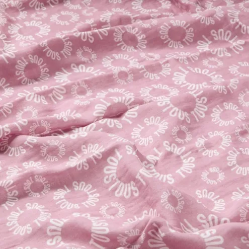 Mantilha de bebé Muse cor-de-rosa