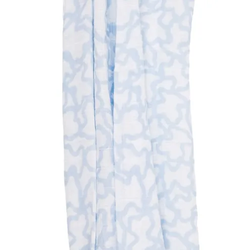 Mantilha Kaos com saco Ursinho Azul Celeste