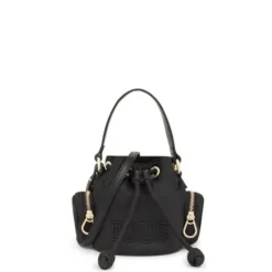 Mini bucket bag preta TOUS Roomy