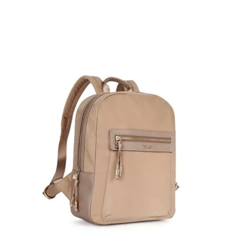 Mochila Brunock Chain em Lona na cor toupeira