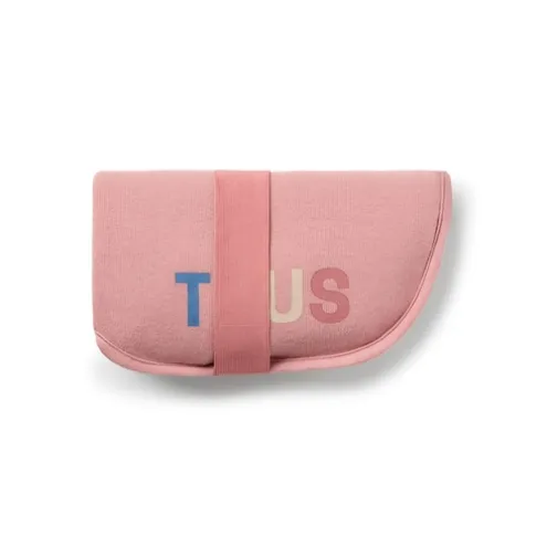 Mudador de viagem Urso Geome cor-de-rosa
