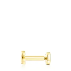 Piercing de orelha TOUS Basics com coração em ouro