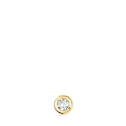 Piercing de orelha TOUS Basics em ouro e diamante